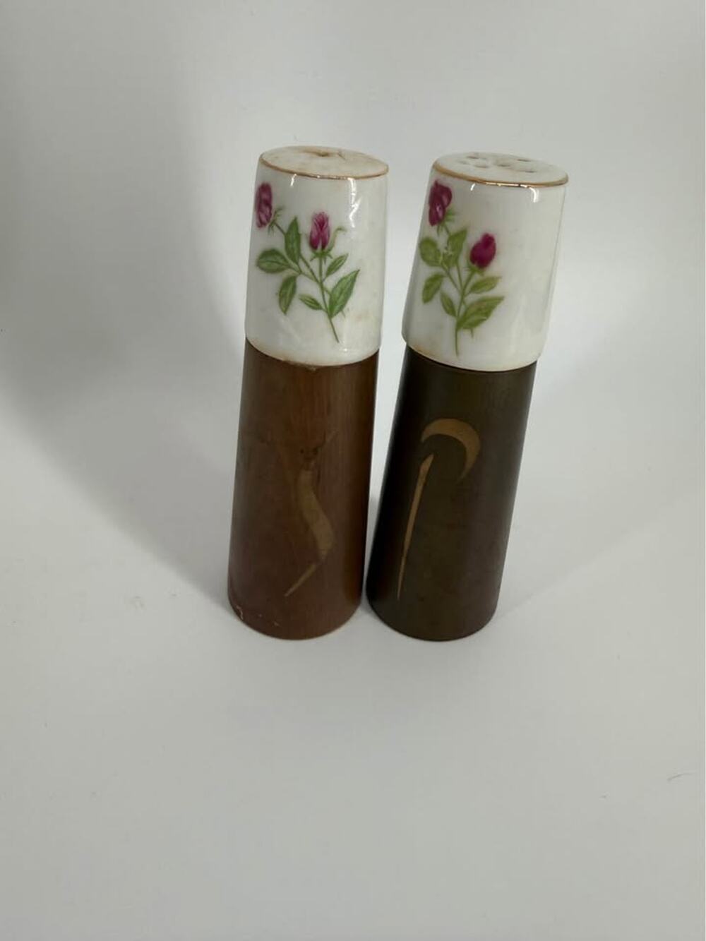 Cottagecore Farmhouse Vintage Floral Salt & Pepper Shakers